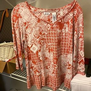 Pretty orange blouse